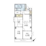 ニューハイツ中落合の間取り画像