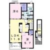 ラビアンローゼCの間取り画像