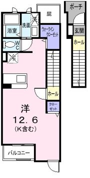ウインズKの間取り画像