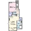JADA House滝宮Aの間取り画像