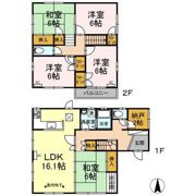 薗ケ谷借家の間取り画像