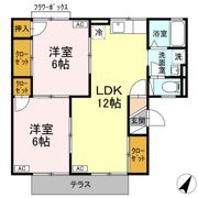 セジュール二見 Aの間取り画像