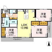 Fortuna・ZUKAⅢの間取り画像