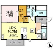 D-ROOM Misonouの間取り画像