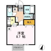 ビューコーポHARUⅡの間取り画像