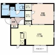 フローリア Bの間取り画像