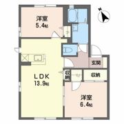 ボワクール Aの間取り画像