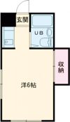 メグミマンションの間取り画像