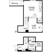 Bliss中村日赤の間取り画像