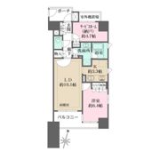 パークハウス新宿若松町の間取り画像