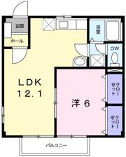 プレステージ青山の間取り画像