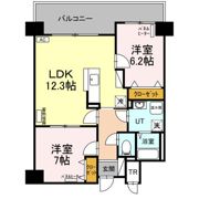 ヴィラ福住の間取り画像