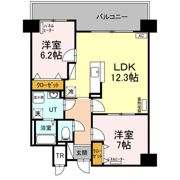 ヴィラ福住の間取り画像