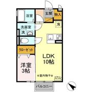 ヴァン・ボナール Aの間取り画像