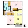 ベルレージュ Eの間取り画像