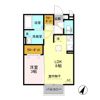 ビラ豆田 Bの間取り画像