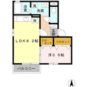 メゾン南本荘の間取り画像