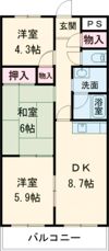 サンサイドテラスの間取り画像