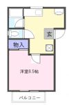 コーポ花ノ木の間取り画像
