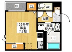 GRANDTIC 東雲本町Ⅰの間取り画像