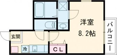 クレフラスト坂井戸の間取り画像