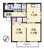 エポック・ヴィラ A棟の間取り画像