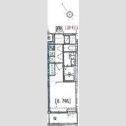 ケイディーエックスレジデンス原木中山の間取り画像