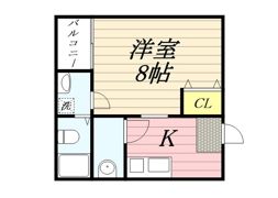 クレフラスト東仙台B棟の間取り画像