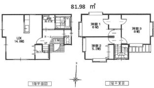 吉松ガーデンBの間取り画像