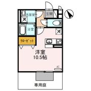 シェルズレイク日根野 Cの間取り画像