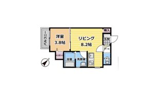 アリビア西明石の間取り画像