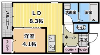 アリビア西明石の間取り画像