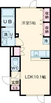 Maison17（メゾンいちなな）の間取り画像