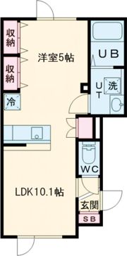 Maison17（メゾンいちなな）の間取り画像