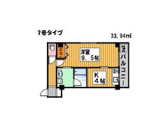 アルファKⅡの間取り画像