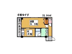 アルファKⅡの間取り画像