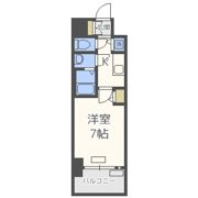 プレサンス大阪福島シエルの間取り画像