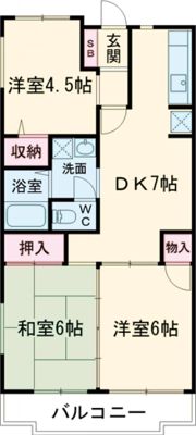 グリーンパーク田園18号の間取り画像