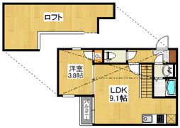 パティオ博多南Ⅱの間取り画像