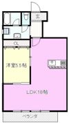 ヒラノマンションの間取り画像
