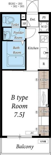 リブリ・faveurの間取り画像