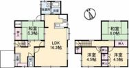 光市島田6丁目戸建の間取り画像
