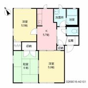 ボヌール十禅寺 A棟の間取り画像