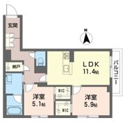 ボヌール小山の間取り画像
