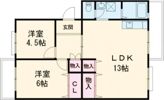 パストラル板倉Bの間取り画像