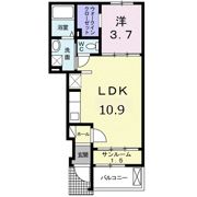 クレール桜上水の間取り画像