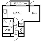 メリディアンなないろの里参番館の間取り画像