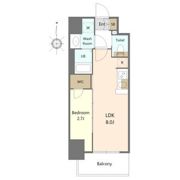 S-RESIDENCE亀島駅前ascent(アセント)の間取り画像