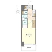 S-RESIDENCE亀島駅前ascent(アセント)キャンペーン中の間取り画像