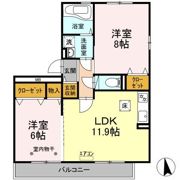 アールグレイ Aの間取り画像